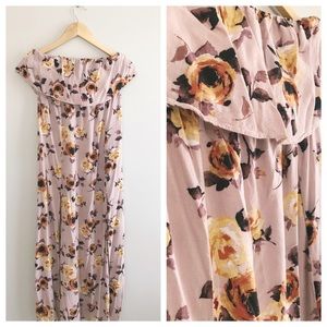 Lulus Strapless Maxi Dress